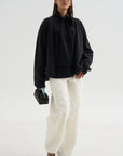 Clyde Double Fur Denim, Off White