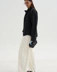 Clyde Double Fur Denim, Off White