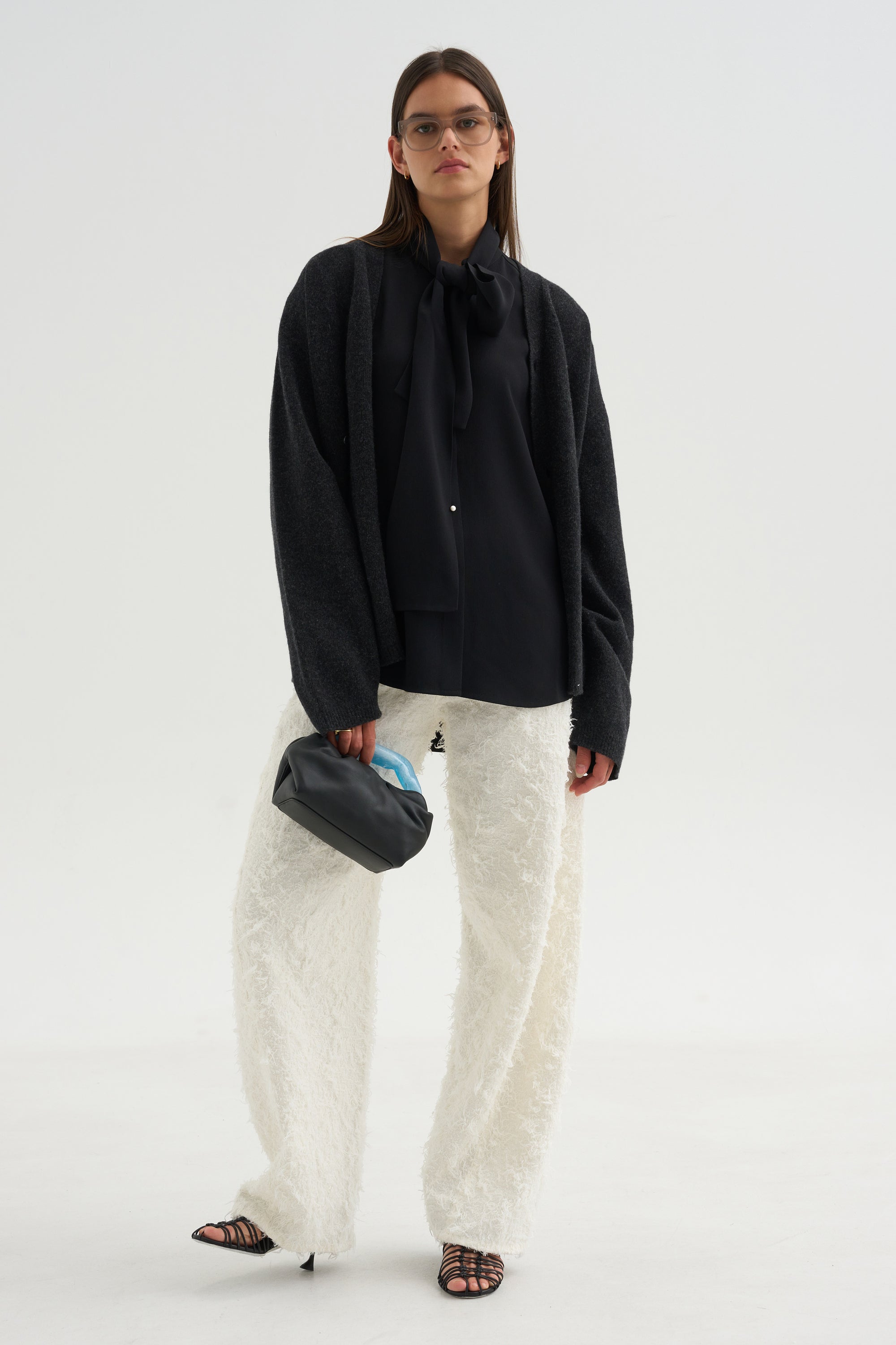 Clyde Double Fur Denim, Off White