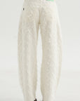 Clyde Double Fur Denim, Off White