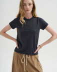 Fitted Tee, Midnight Blue