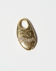 Wishstone Scroll Pendant - Large, Yellow Gold