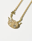 Fable Pendant - Lily of the Valley, Yellow Gold