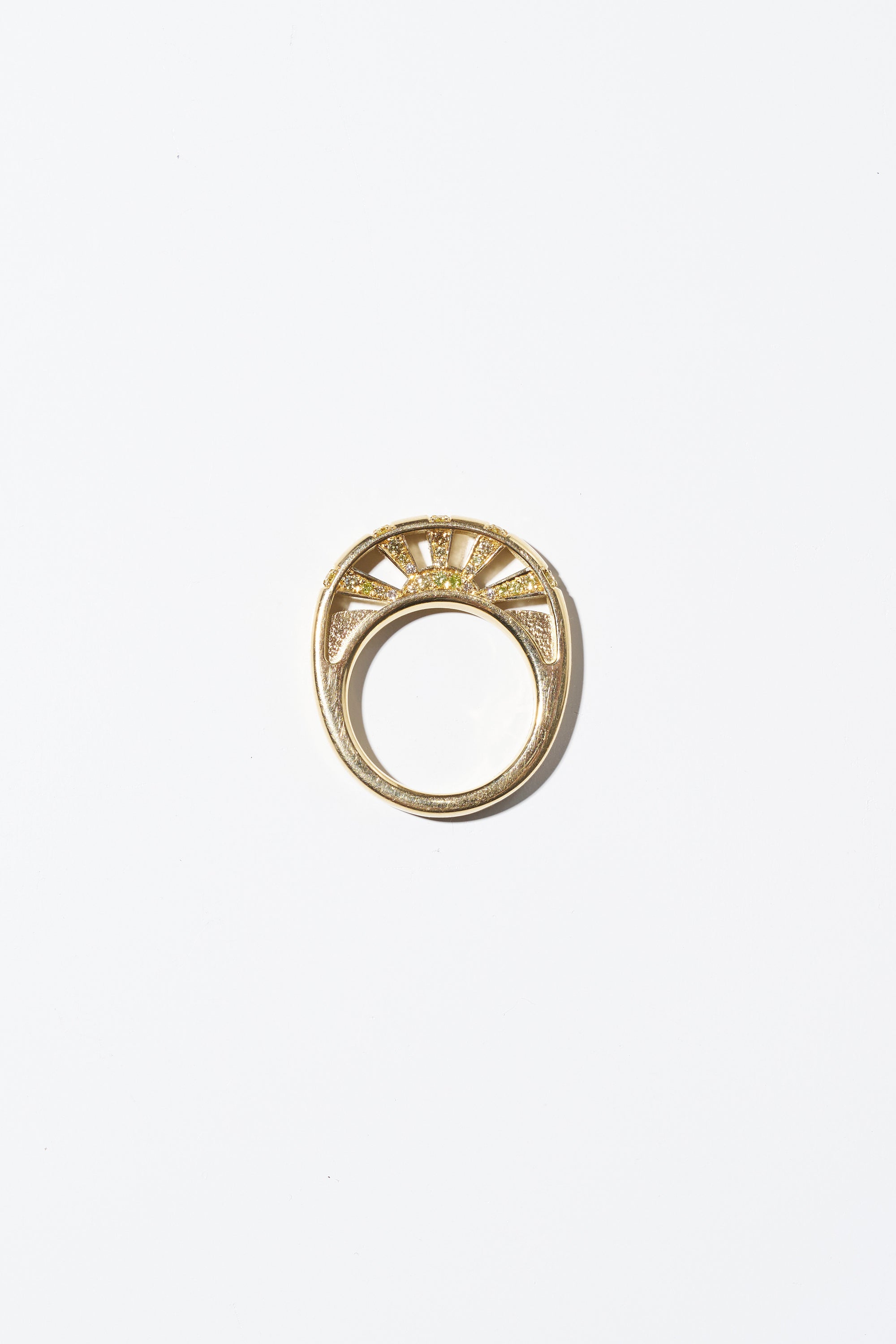 Nomad Ring - Sunrise, Yellow Gold