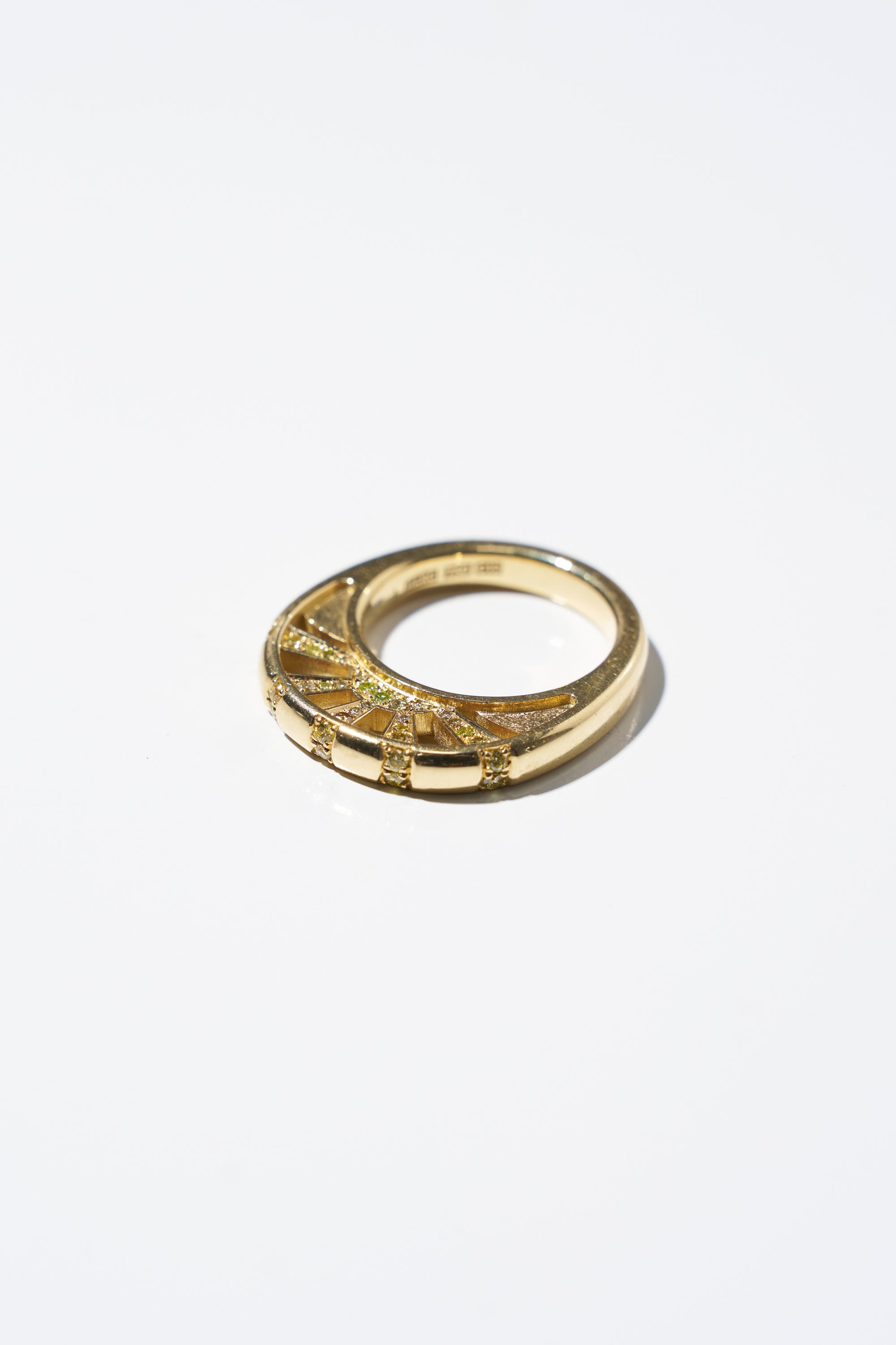 Nomad Ring - Sunrise, Yellow Gold