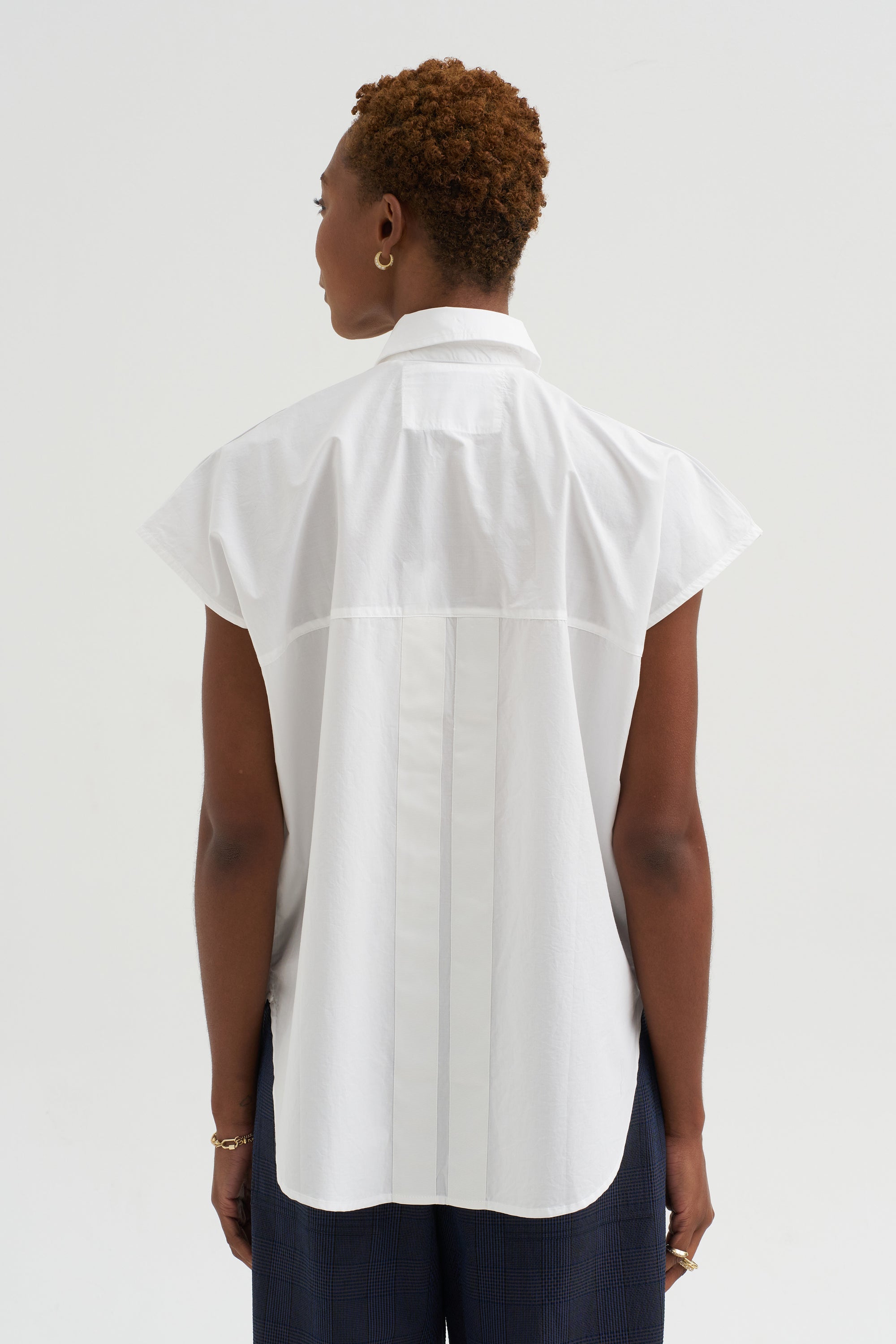 Cap Sleeve Top, White