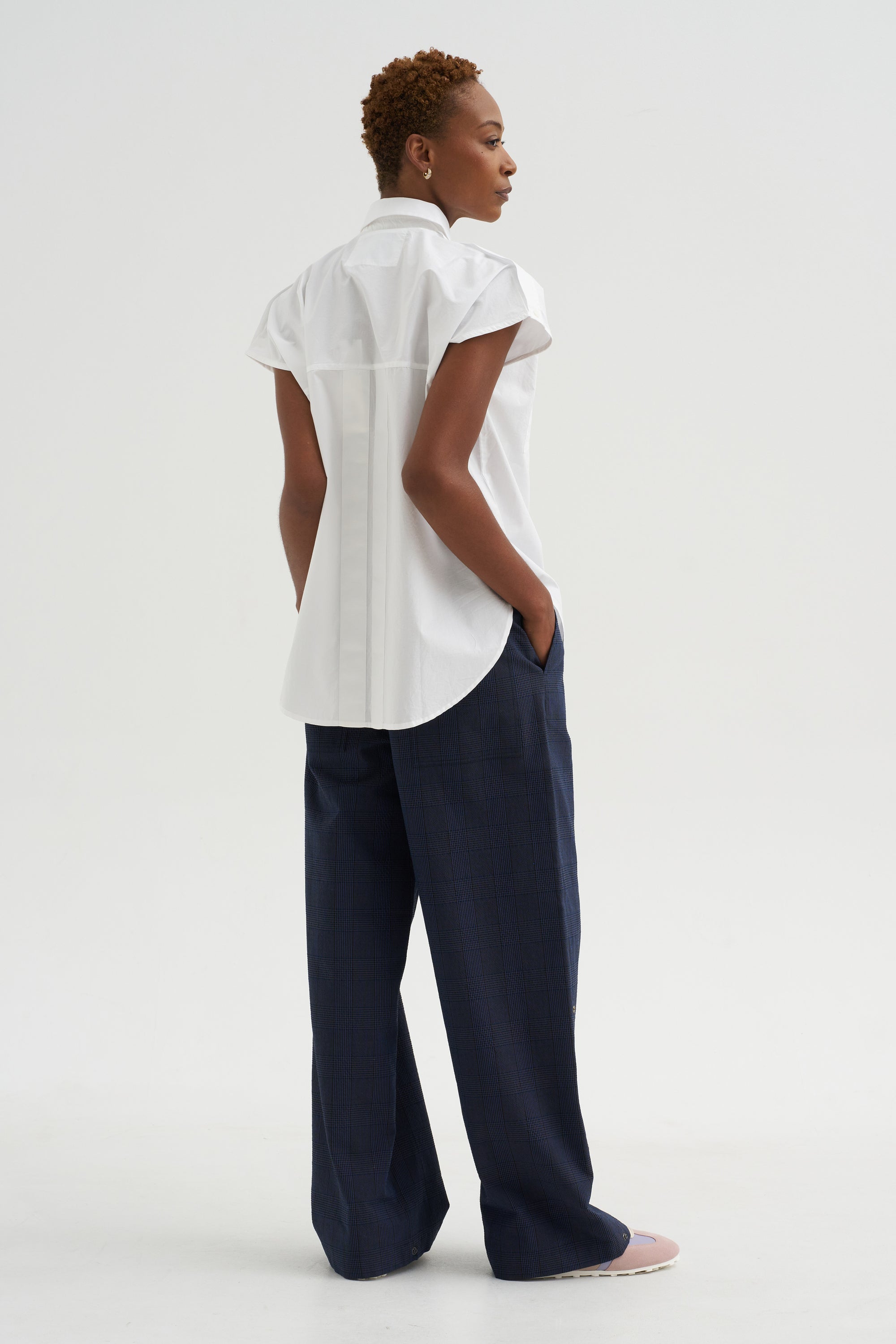 Cap Sleeve Top, White