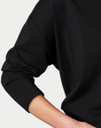 Three-Quarter Sleeve Tee, Black