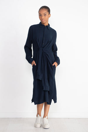 Henrik Vibskov - Mars Shirtdress, Indigo Stripes