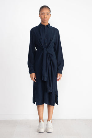 Henrik Vibskov - Mars Shirtdress, Indigo Stripes