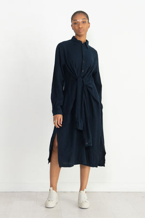 Henrik Vibskov - Mars Shirtdress, Indigo Stripes