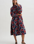 Love You Dress, Red Navy Birdy