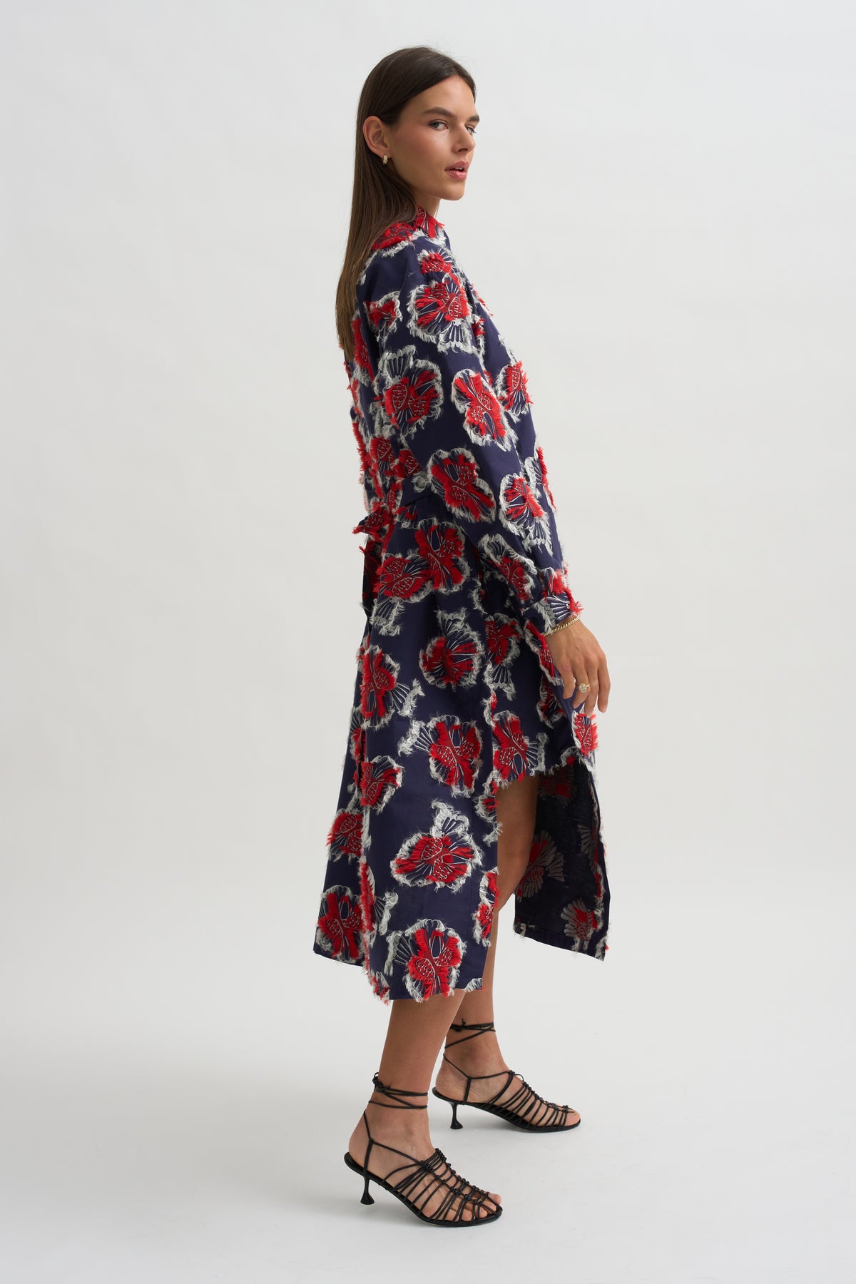 Love You Dress, Red Navy Birdy