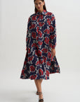 Love You Dress, Red Navy Birdy