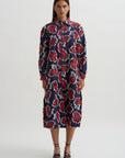 Love You Dress, Red Navy Birdy