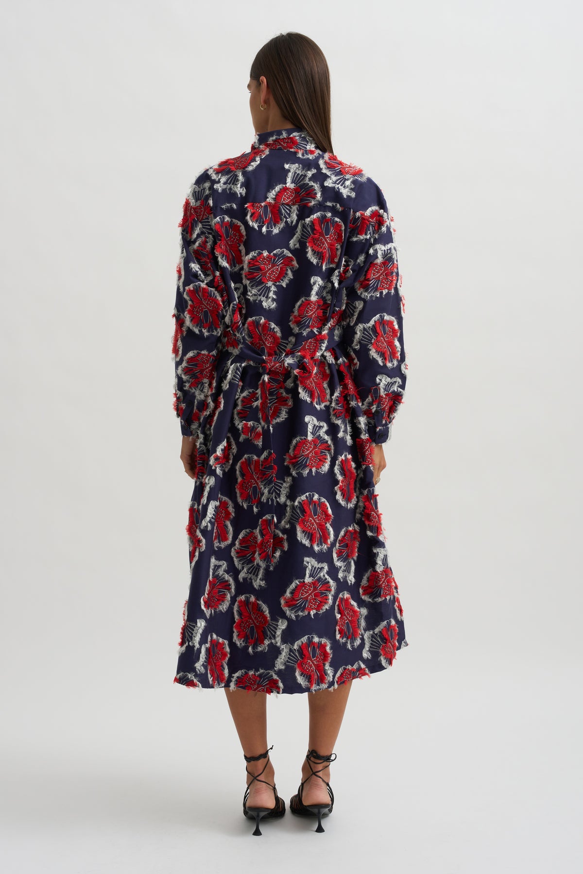 Love You Dress, Red Navy Birdy
