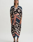 Cherry Plisse Kaftan, Vibs in Bobs