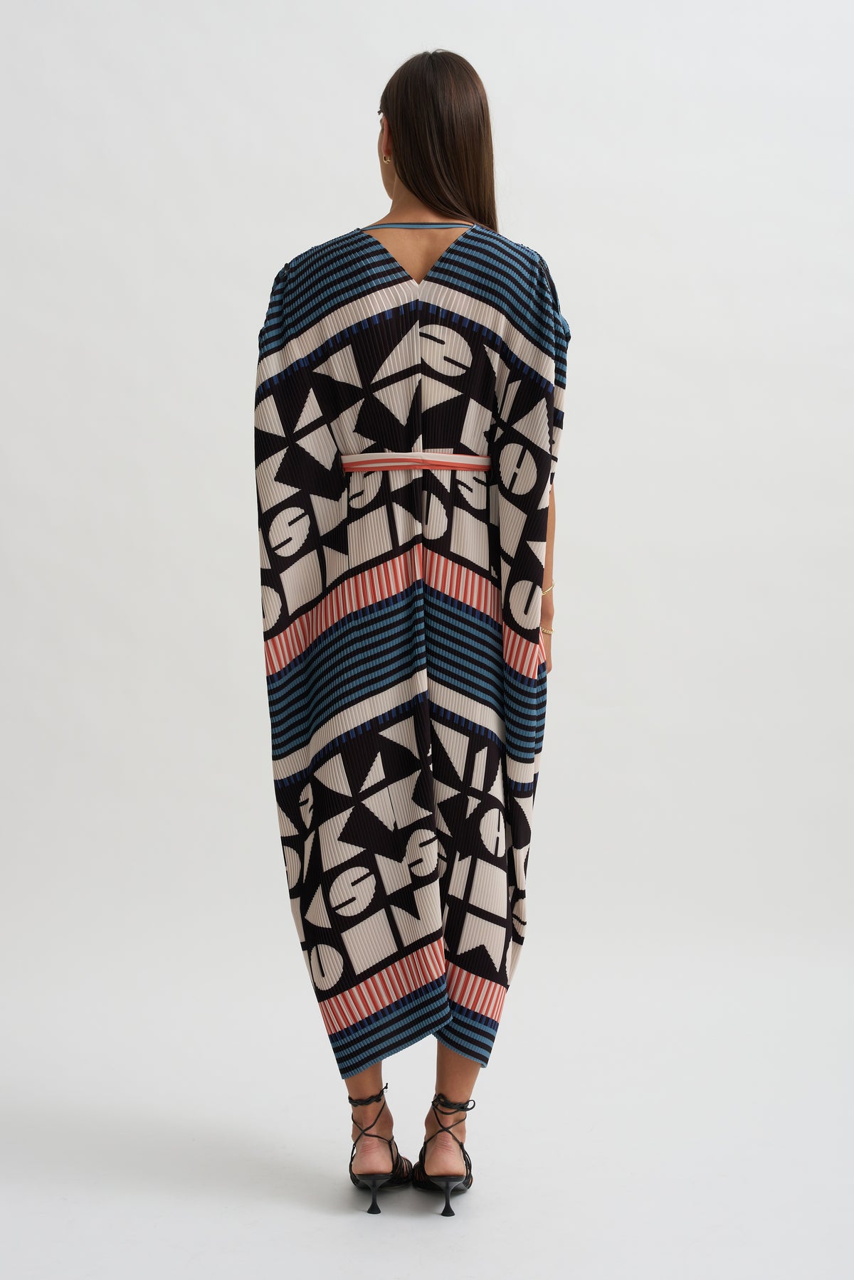 Cherry Plisse Kaftan, Vibs in Bobs