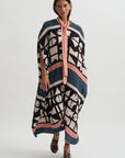 Cherry Plisse Kaftan, Vibs in Bobs