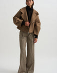 Moon Short Jacket, Camel