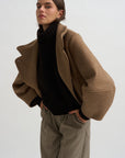Moon Short Jacket, Camel