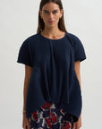 Thumb Plisse Blouse, Blues