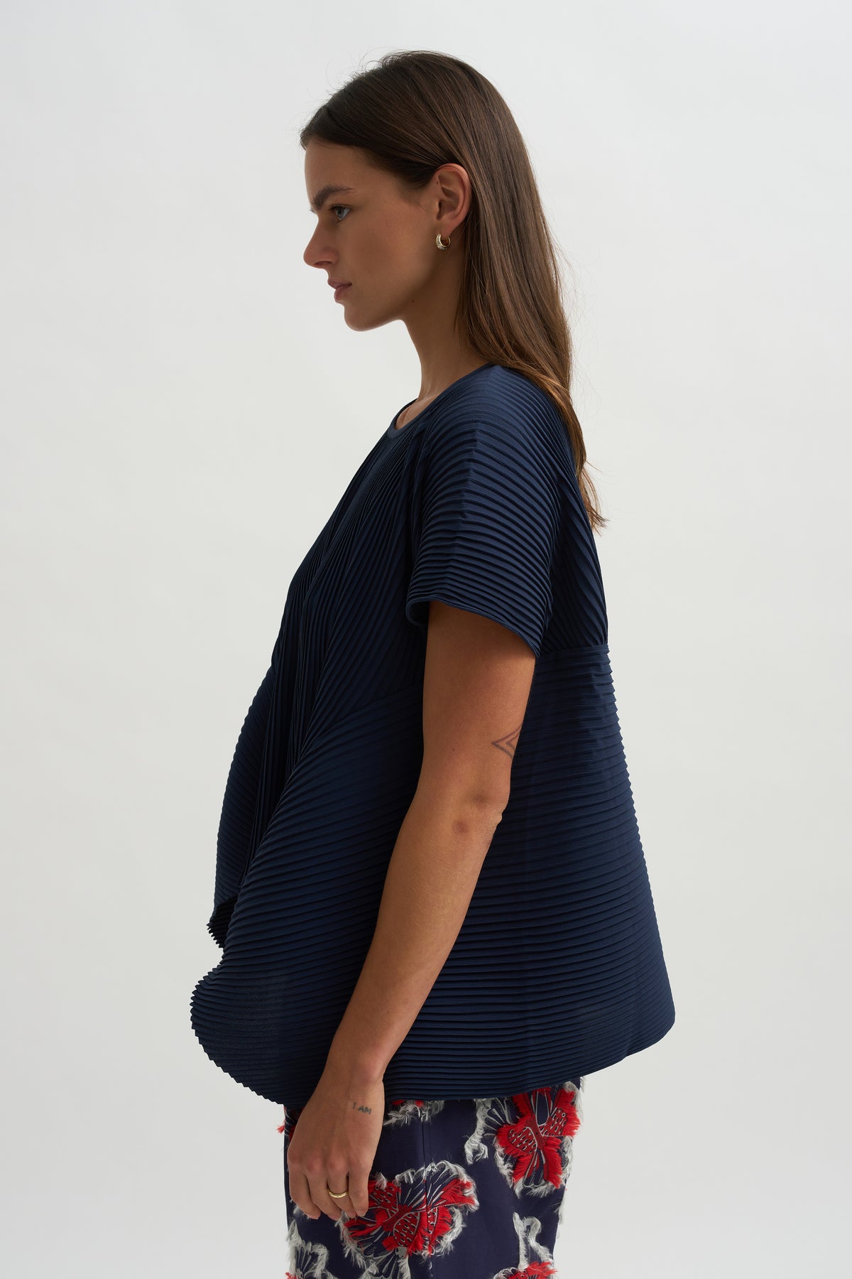 Thumb Plisse Blouse, Blues