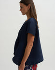 Thumb Plisse Blouse, Blues