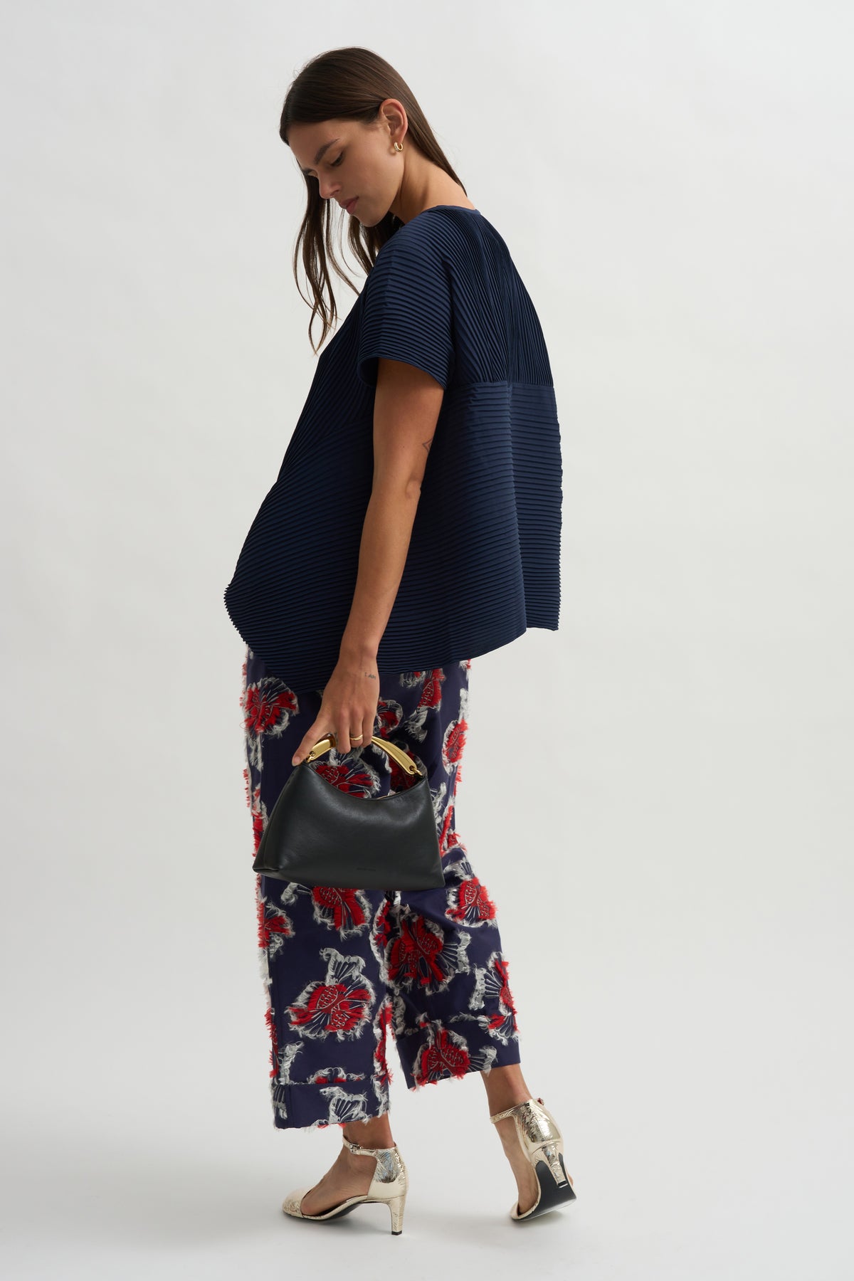 Thumb Plisse Blouse, Blues