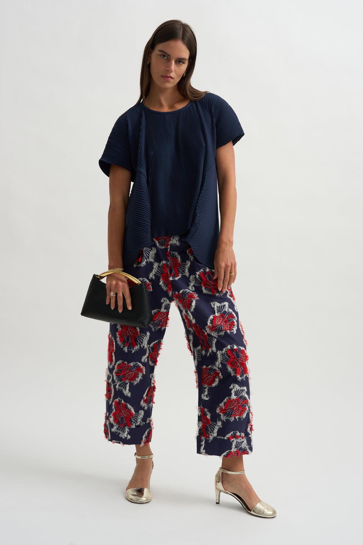 Thumb Plisse Blouse, Blues