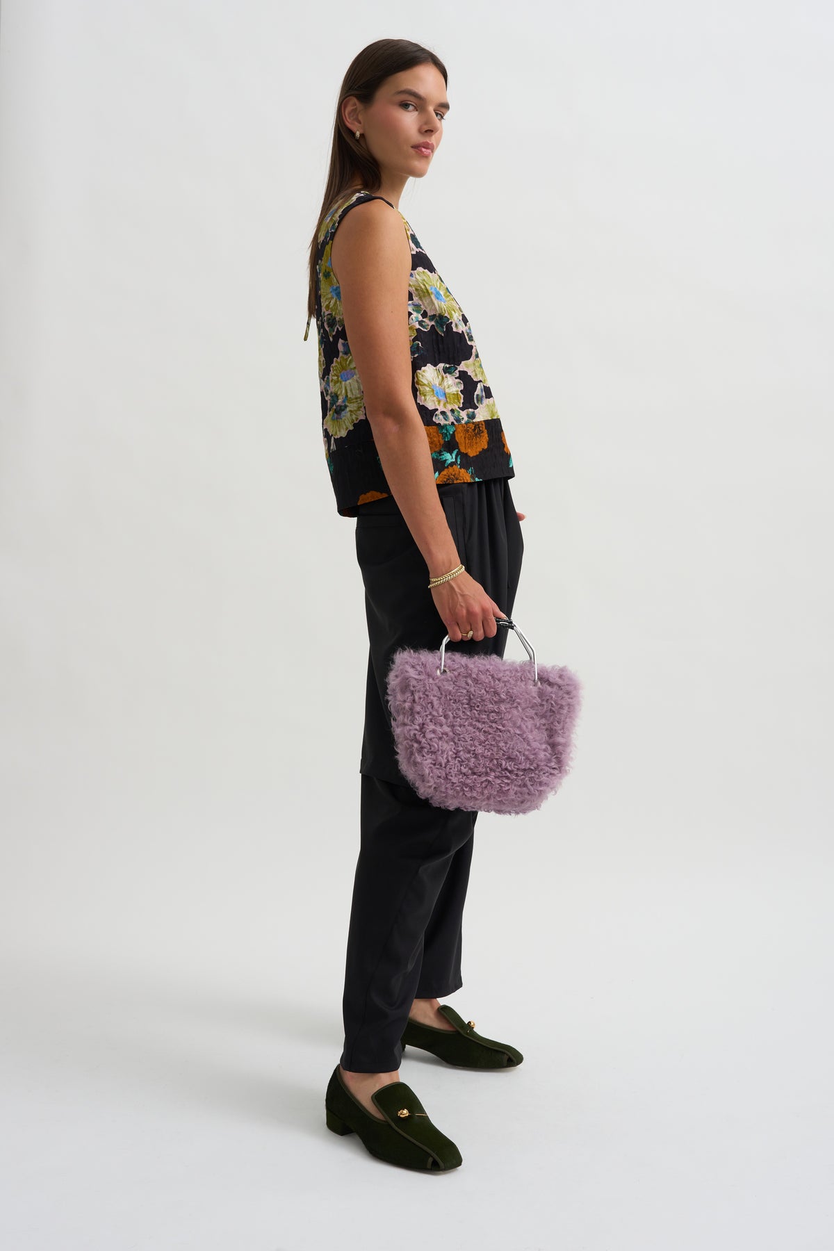 Drawstring Pants, Tropical Black