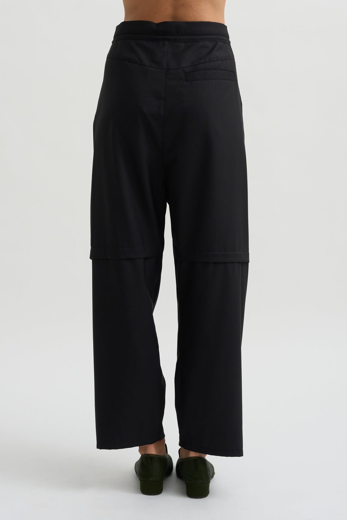 Drawstring Pants, Tropical Black