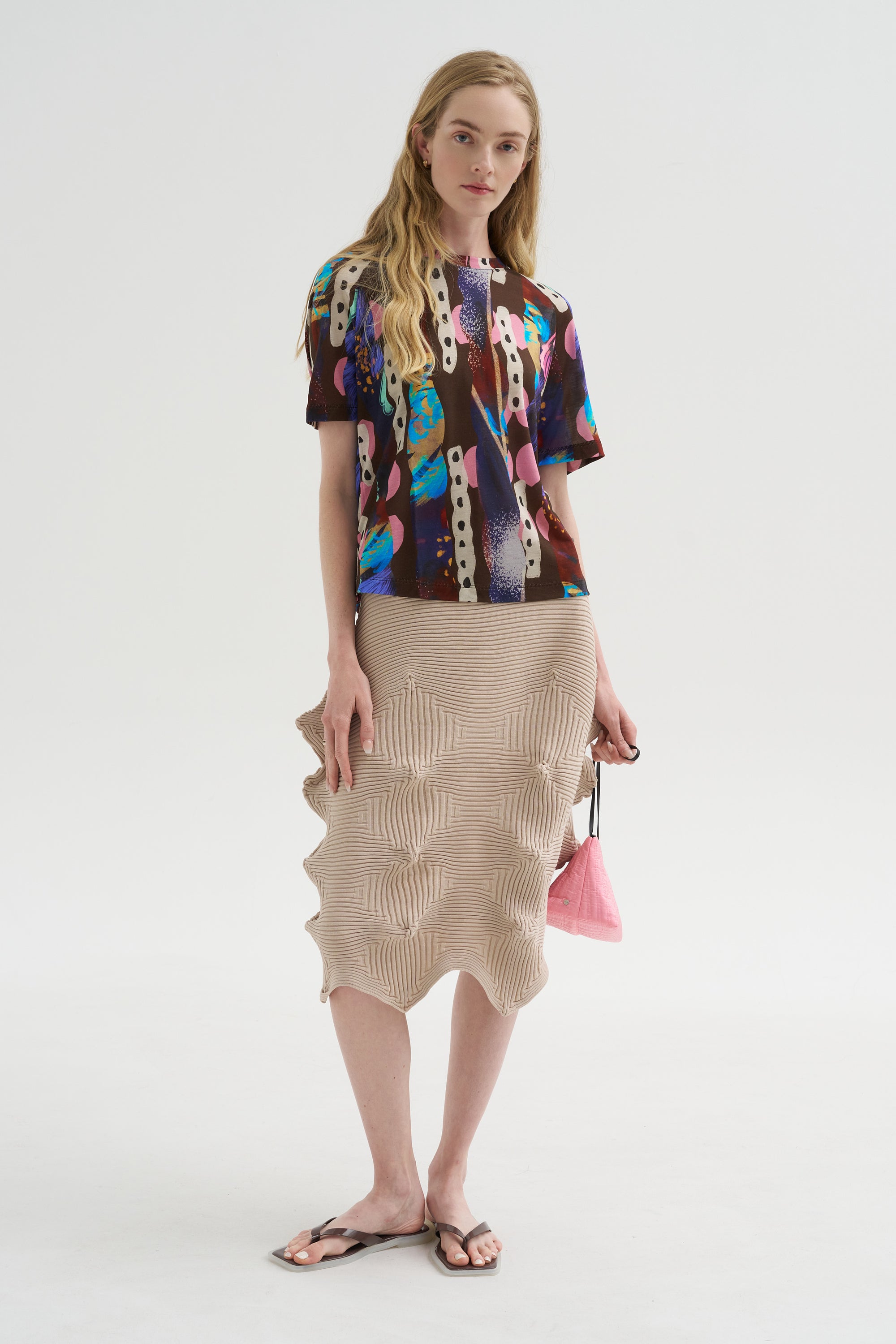 Jersey Cover Tee, Polliwog Print