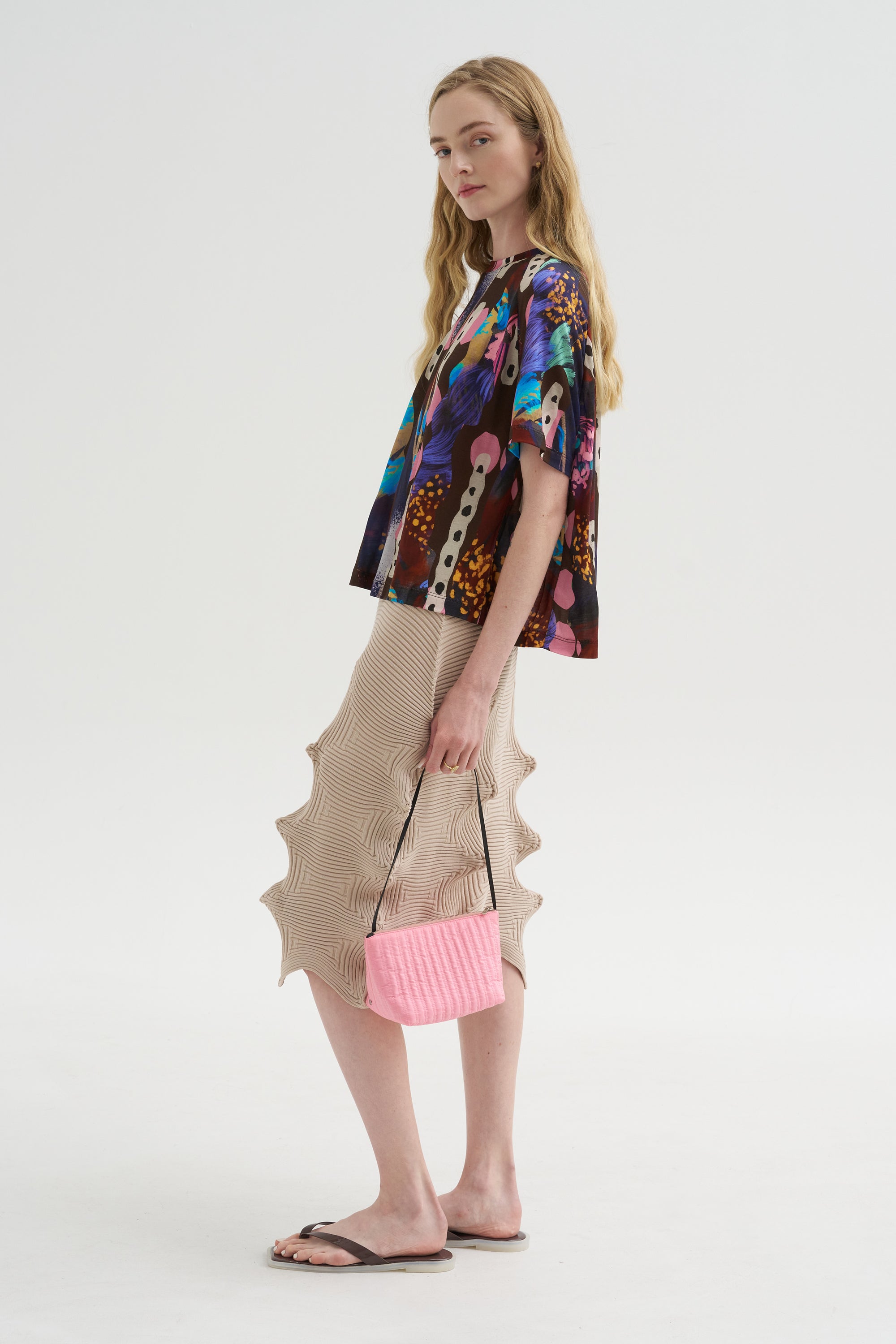 Jersey Cover Tee, Polliwog Print