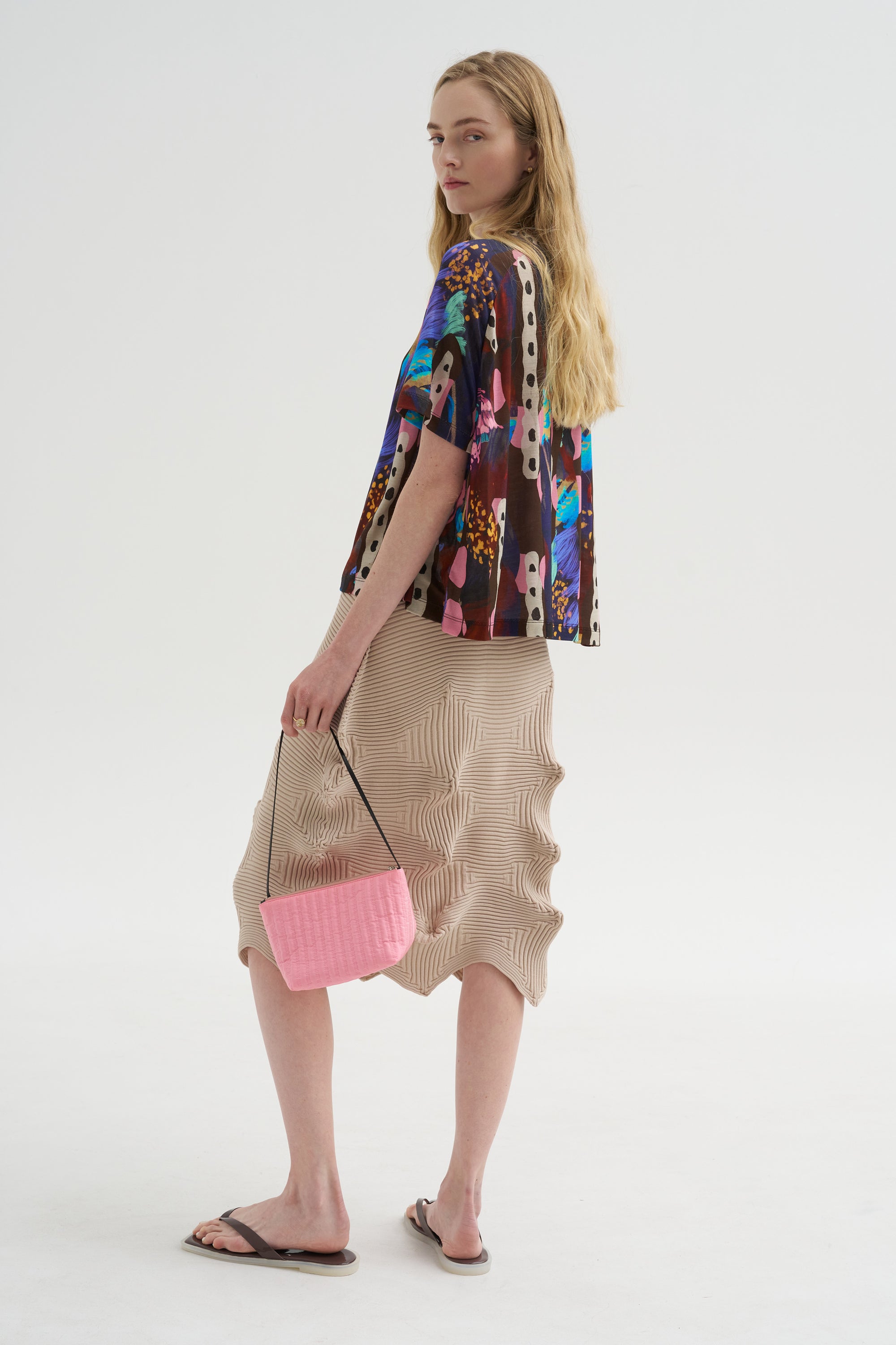 Jersey Cover Tee, Polliwog Print