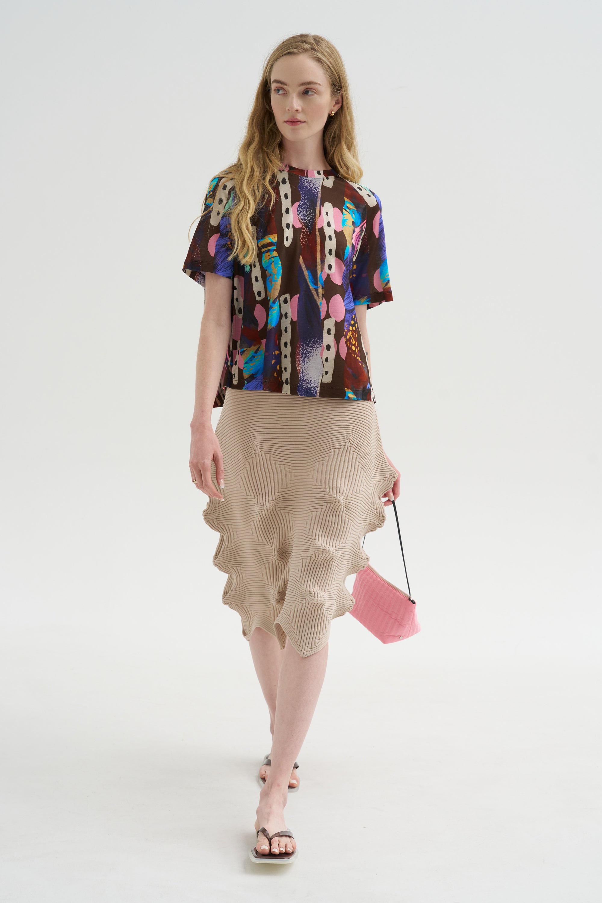 Jersey Cover Tee, Polliwog Print