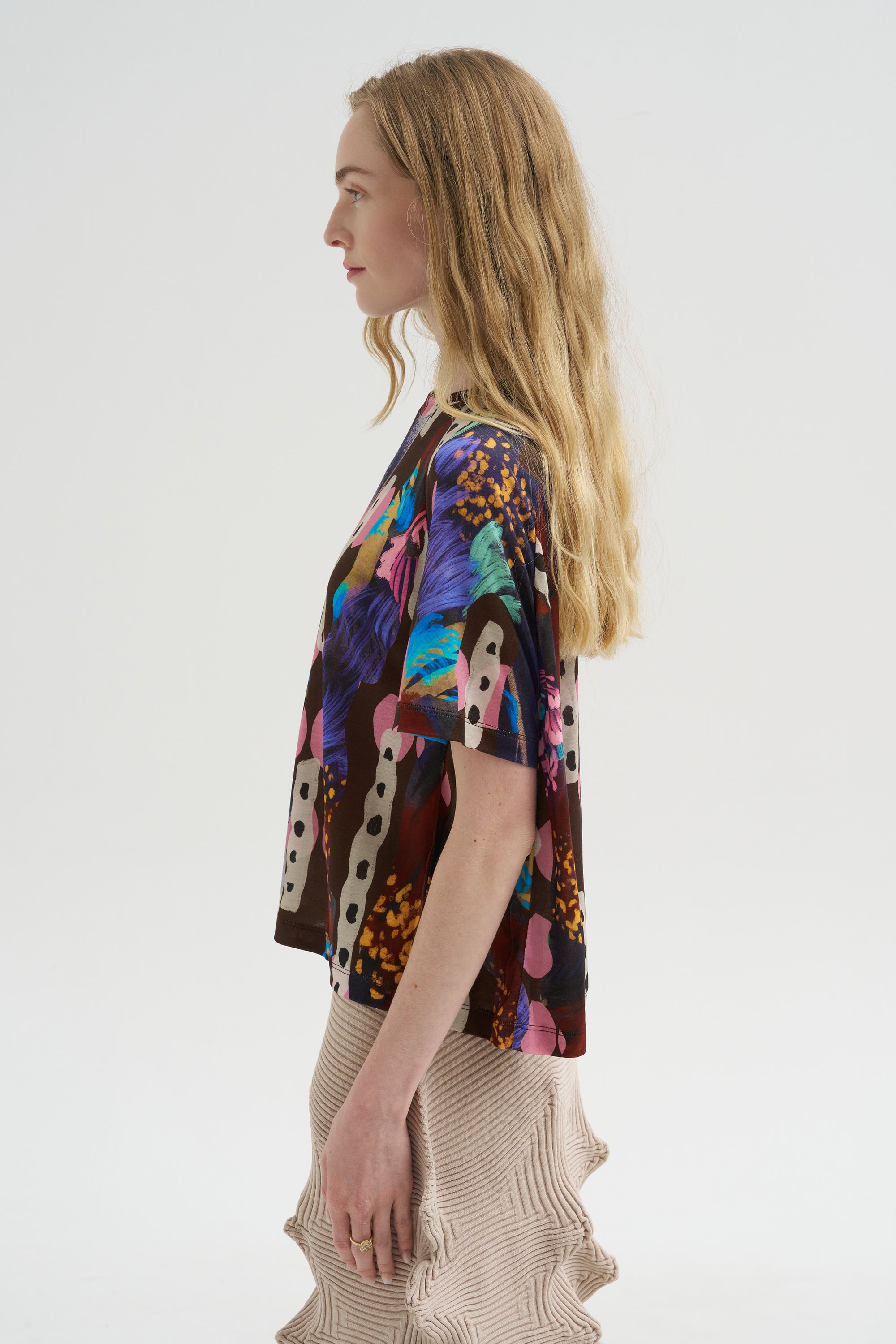 Jersey Cover Tee, Polliwog Print