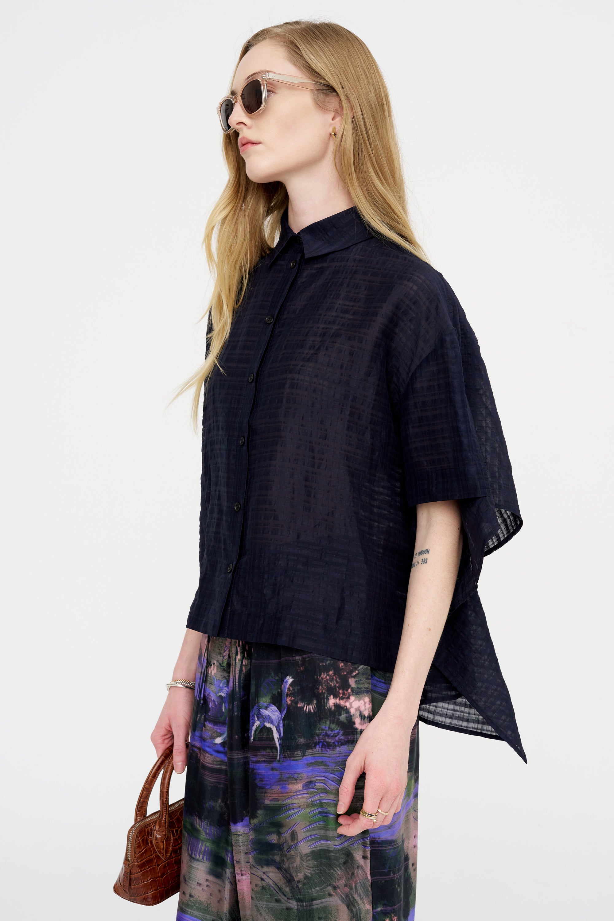 Square Shirt, Navy