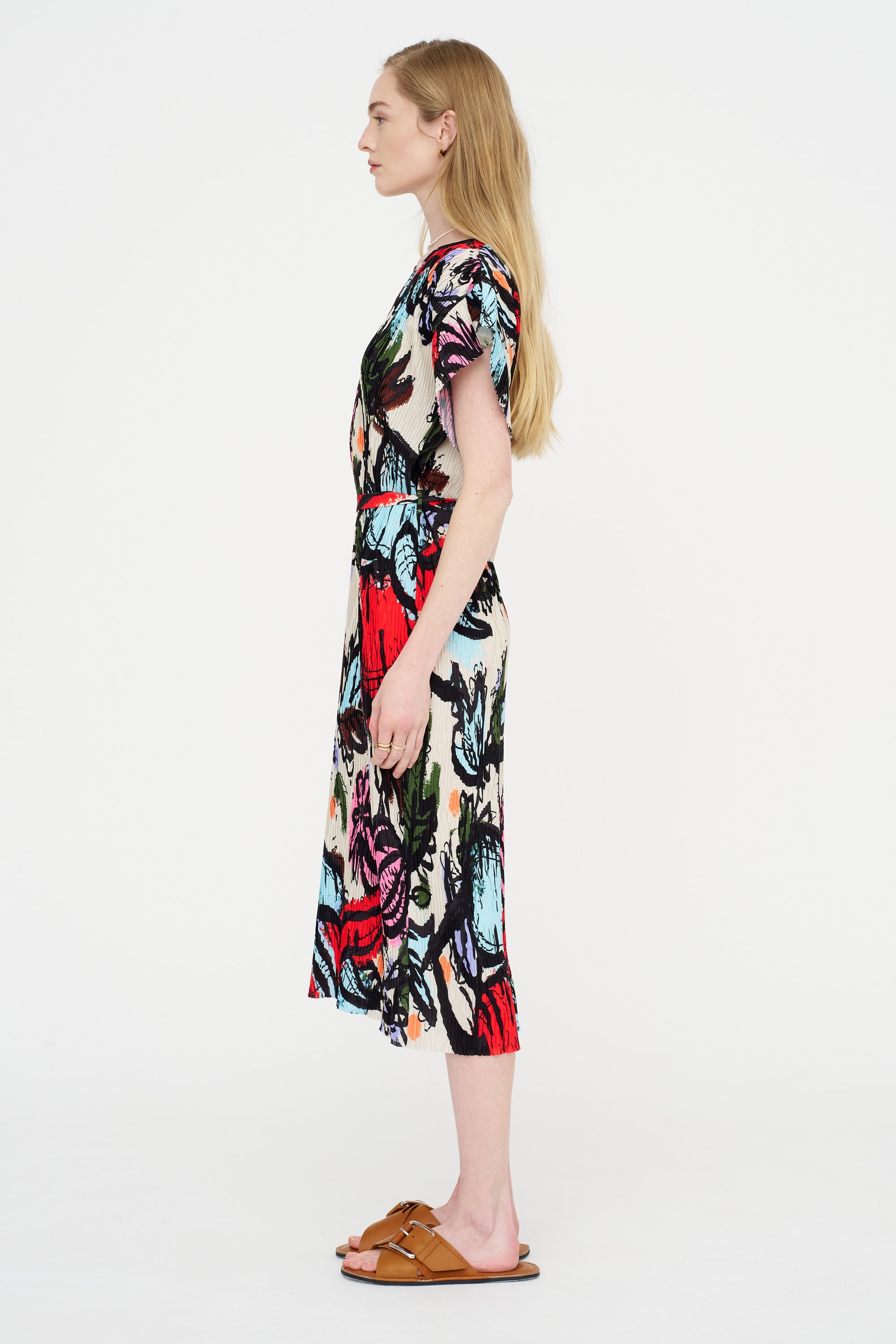 New Pina Plissé Dress, Carrots