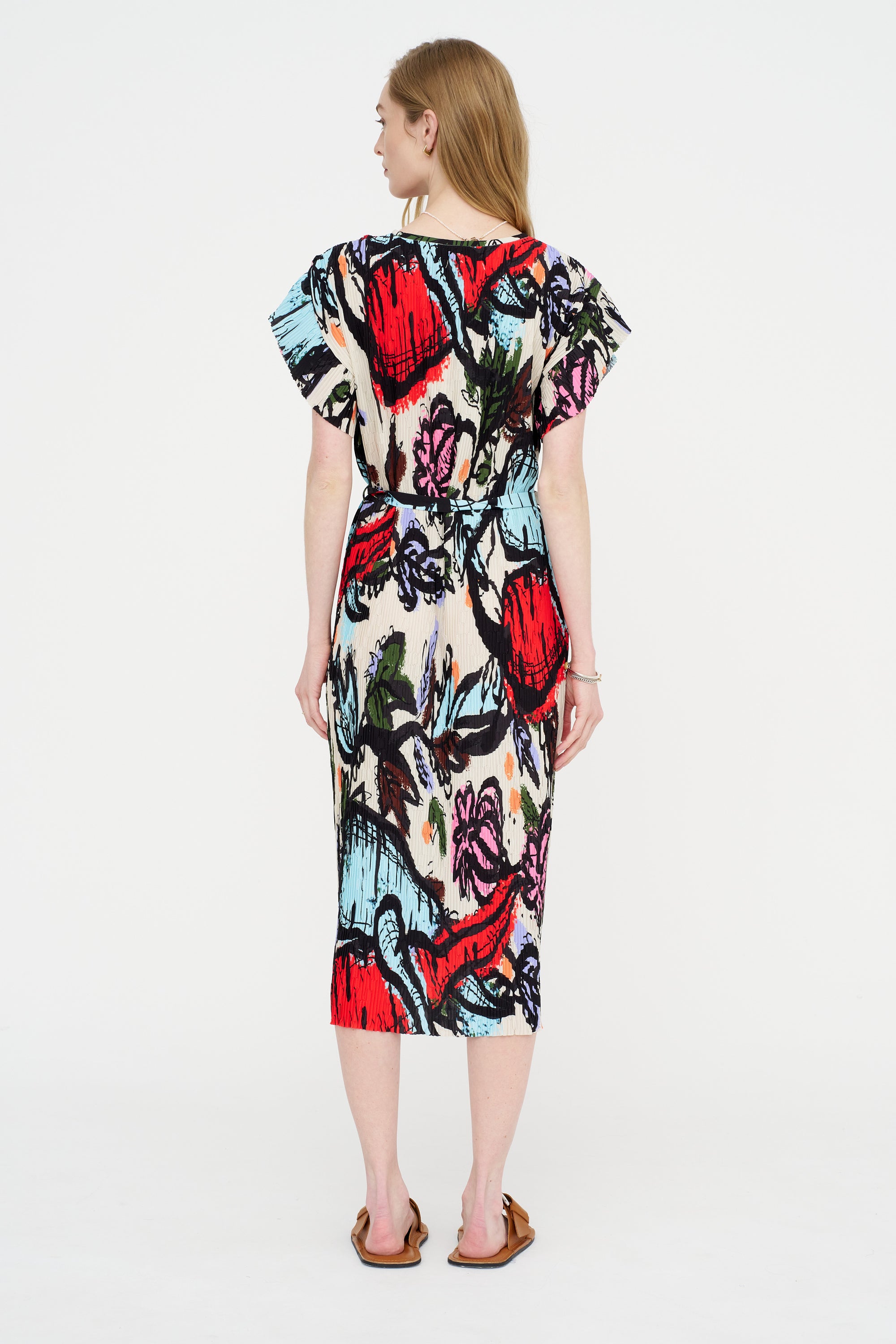 New Pina Plissé Dress, Carrots