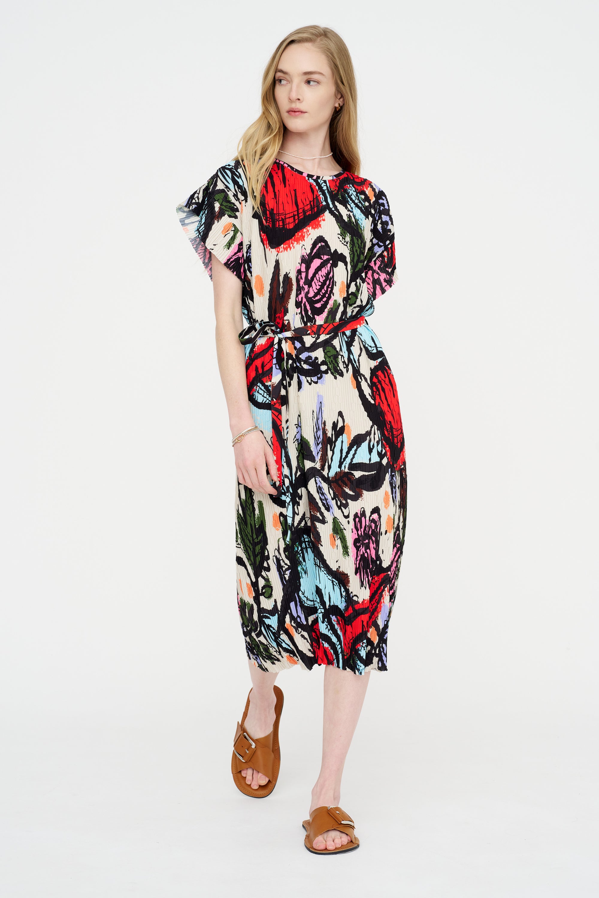 New Pina Plissé Dress, Carrots
