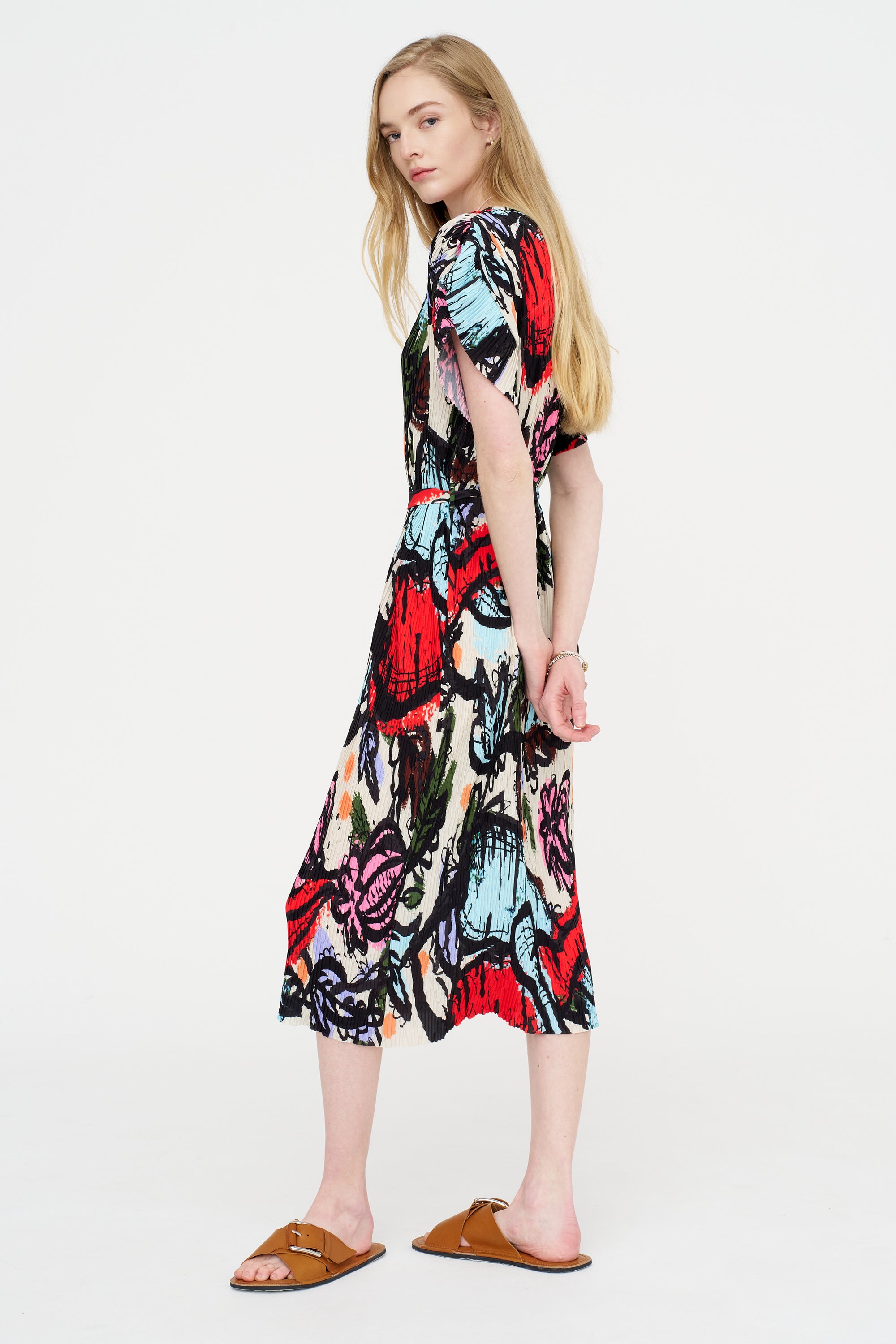 New Pina Plissé Dress, Carrots