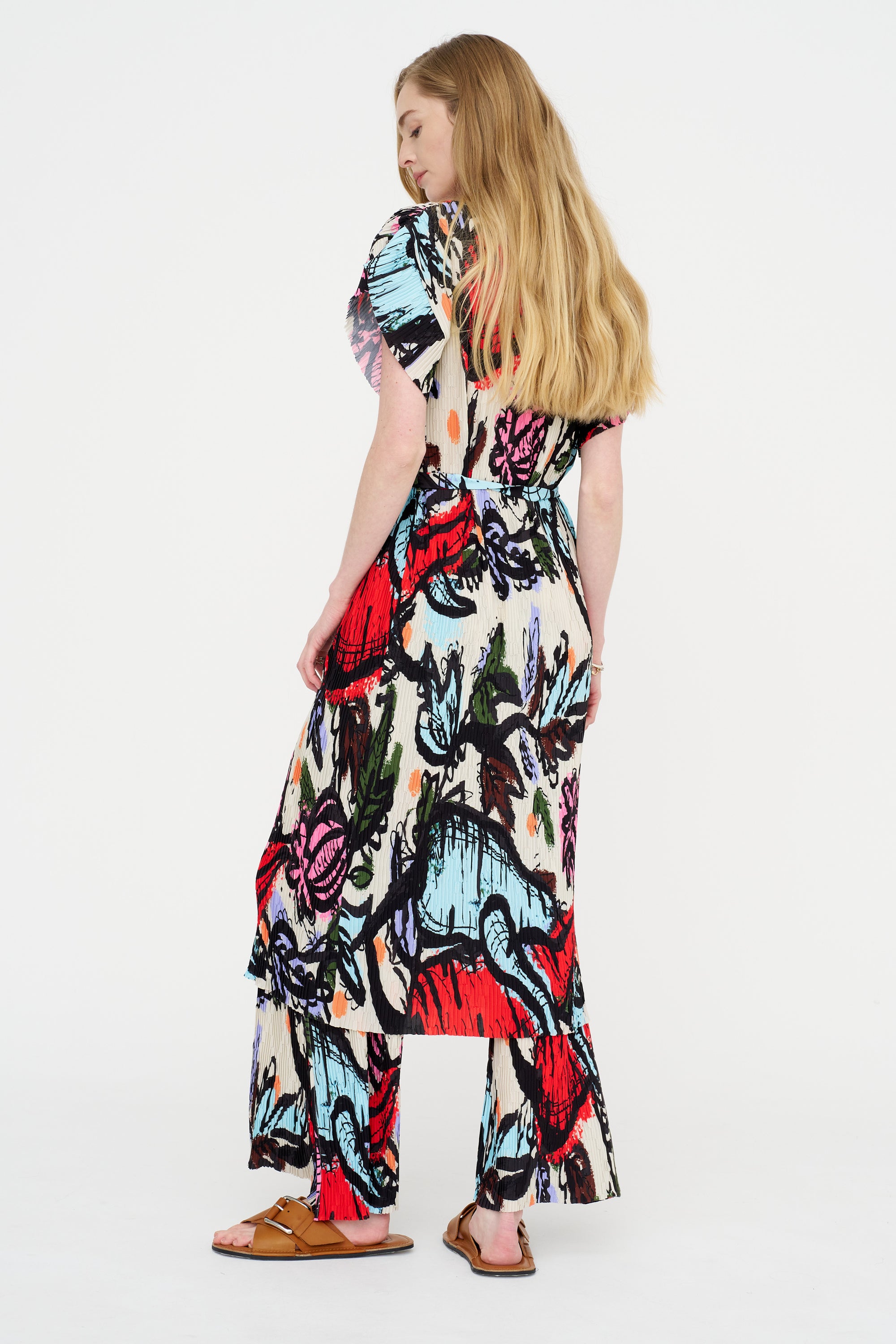 New Pina Plissé Dress, Carrots