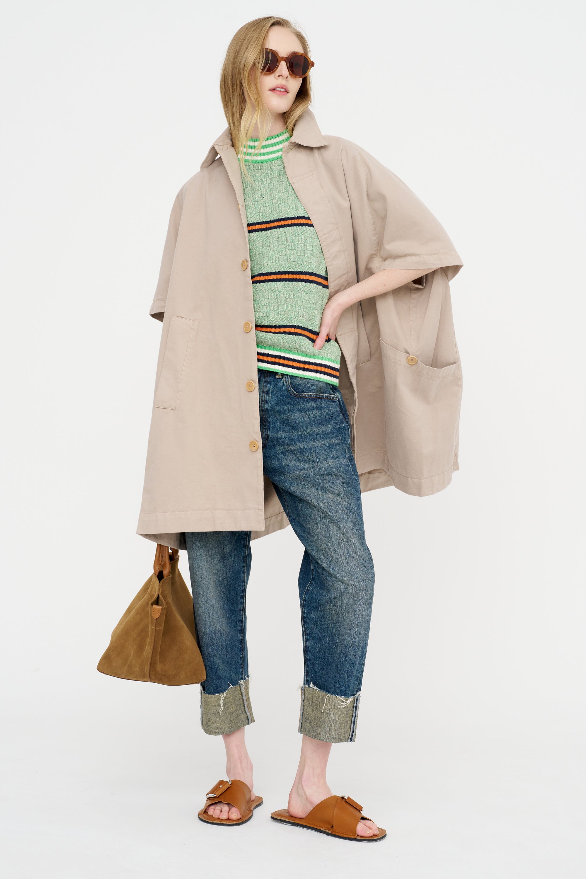 Safe-T Knit, Green Grey Denim