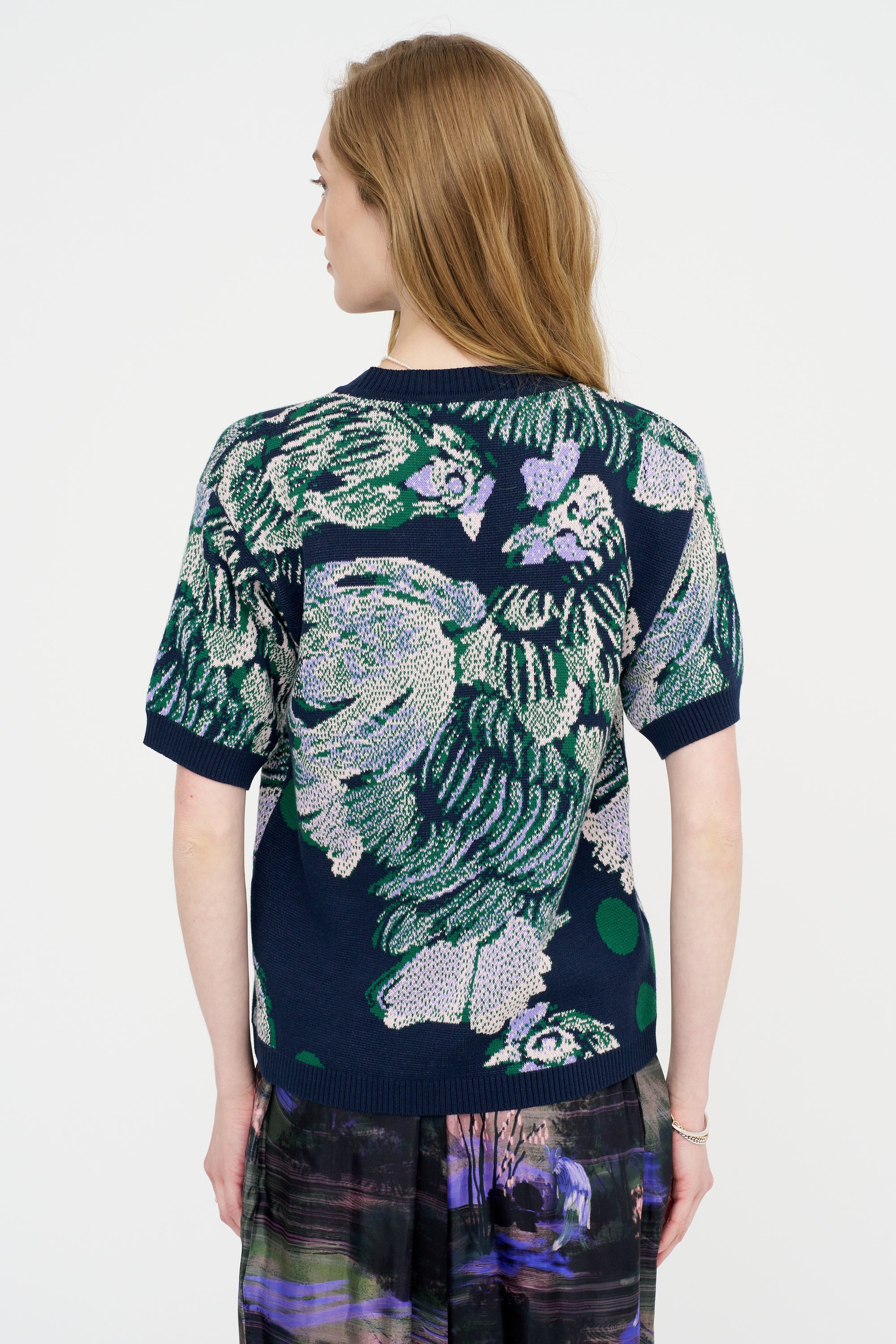 Chicken T Knit, Chicken Navy