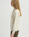 Elyse Oversized Polo, Ivory