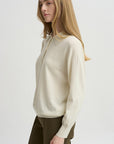 Elyse Oversized Polo, Ivory
