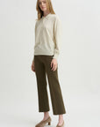 Elyse Oversized Polo, Ivory