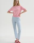 Kick Pant, Pale Blue Seersucker