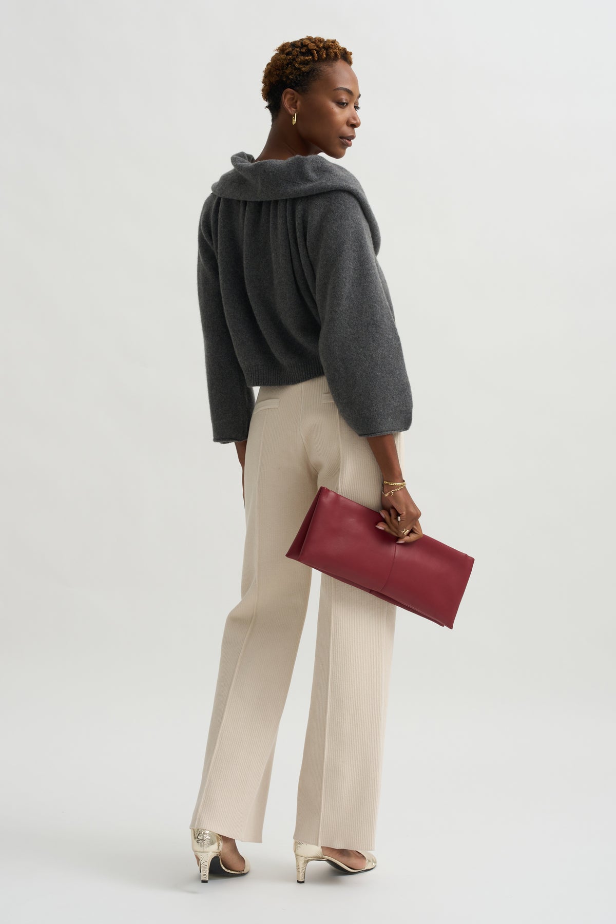 Corduroy Evie Pant, Ivory